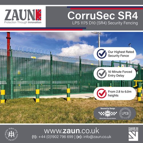 CorruSec SR4 - LPS 1175 D10 (SR4) Fencing System