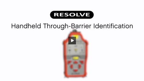Resolve Handheld Raman Analyzer for Through-Barrier Chemical Identification