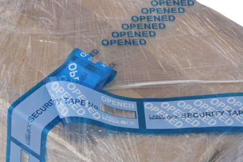 LabelLockTM Tamper Evident Security Tape