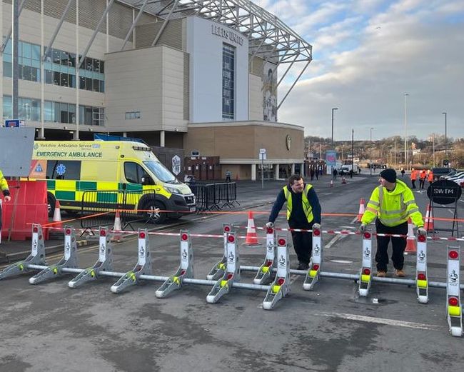 Match day security at Leeds United FC