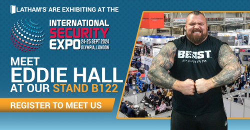 Meet Eddie Hall at Latham's Steel Doors - Stand B122