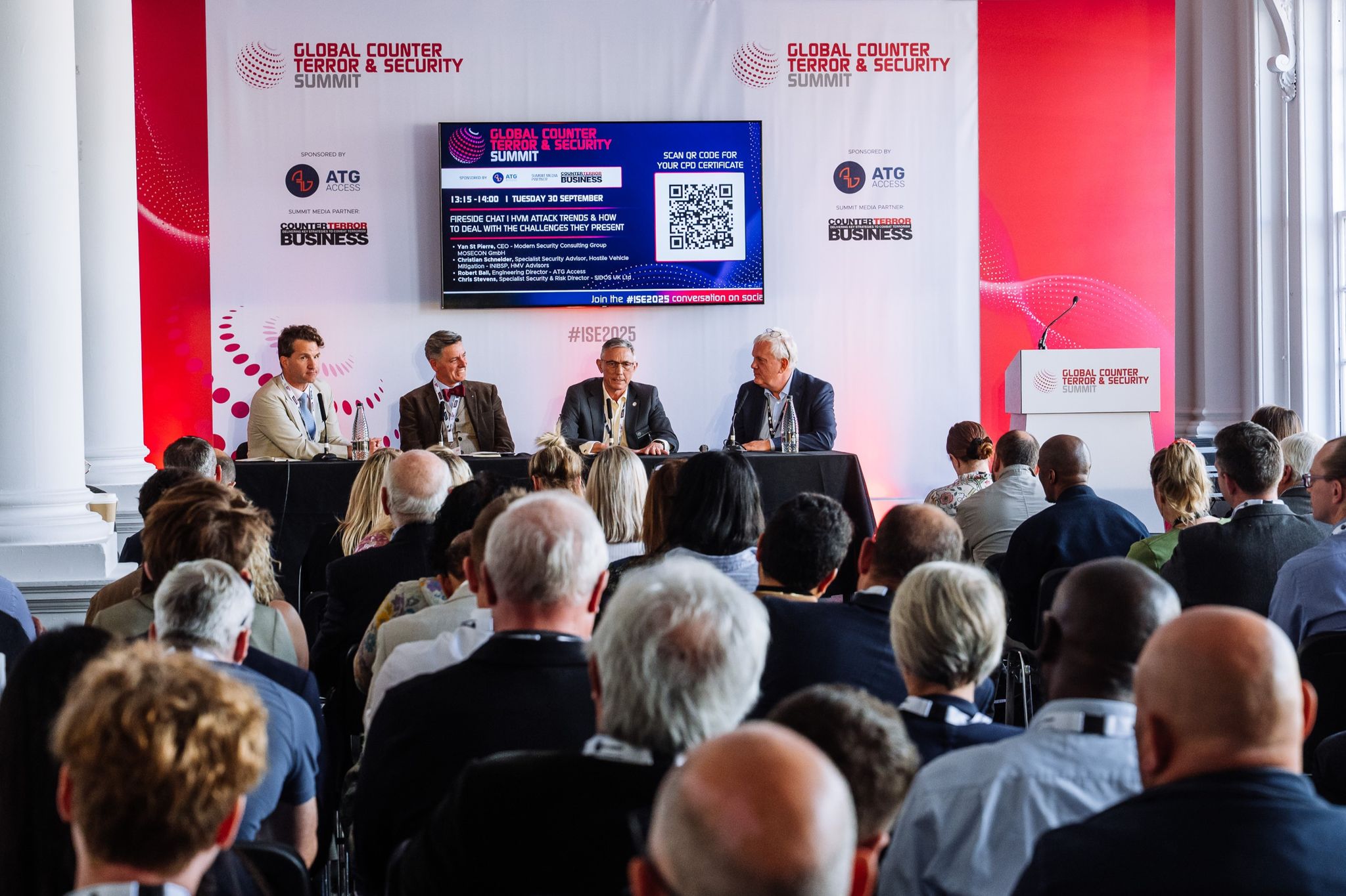 Miguel Clarke speaking on the Global Counter Terror & Security Summit