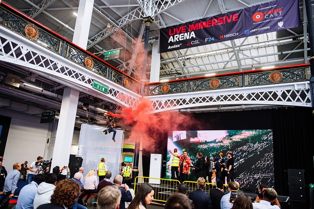 Live Immersive Arena at International Security Expo 2024