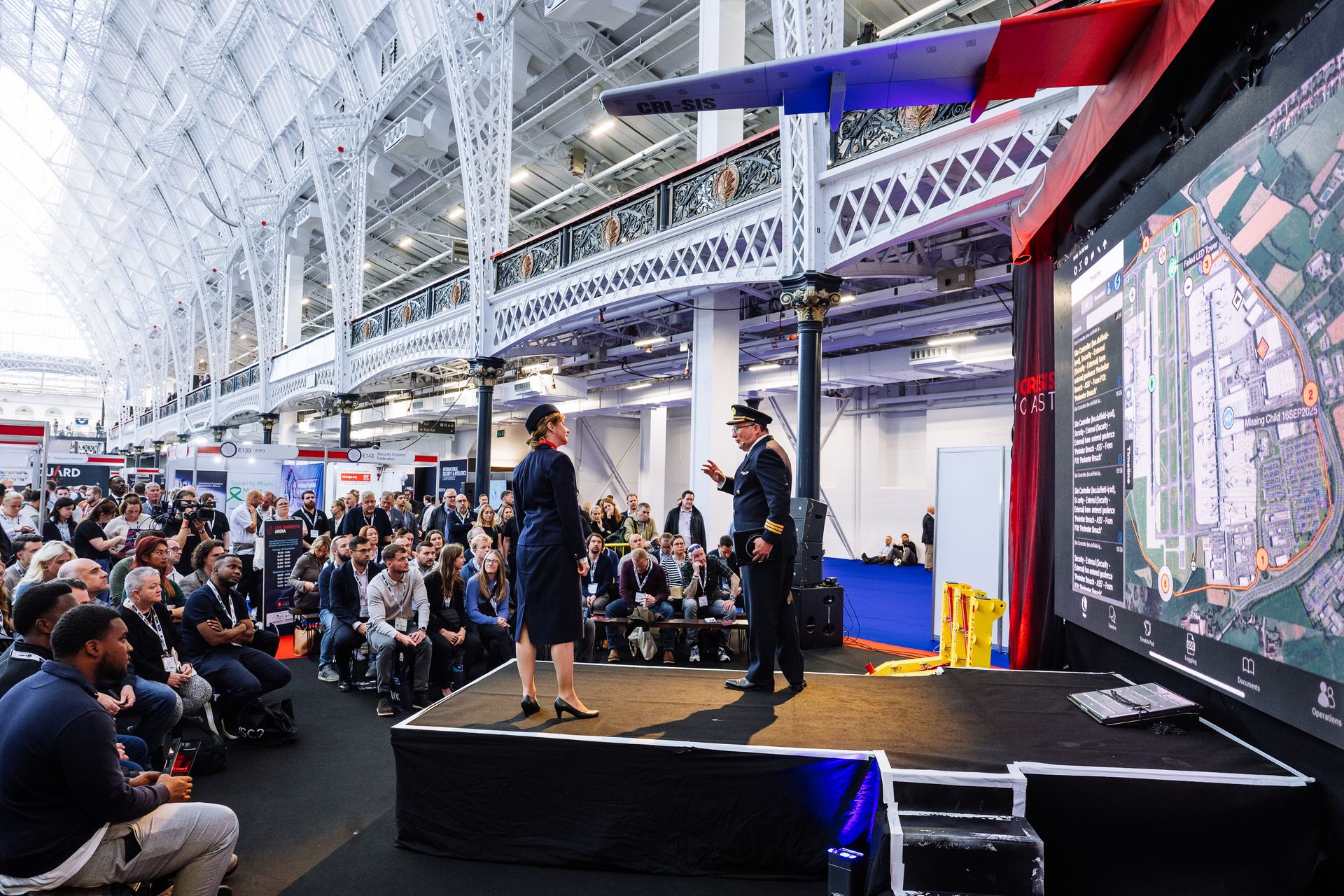 Live Immersive Arena at International Security Expo 2025