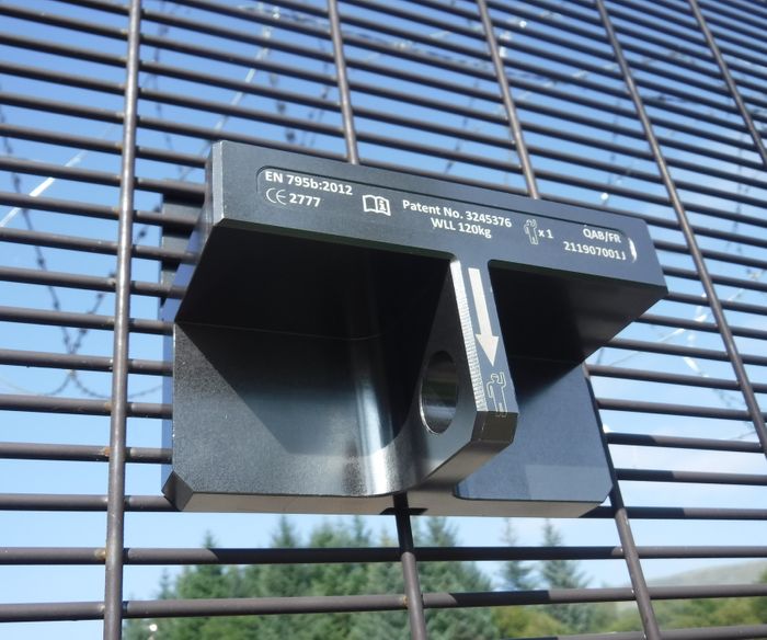 Fall protection bracket EN795b rated  (Patented)