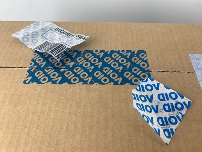 Paper Total Transfer Tamper Evident Labels