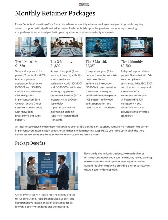 Consultancy Packages