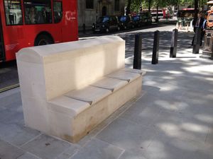 HVM Low Wall System with Benches