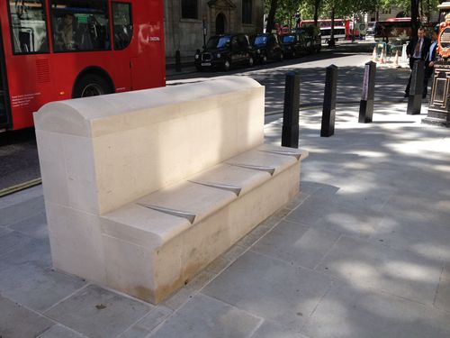 HVM Low Wall System with Benches