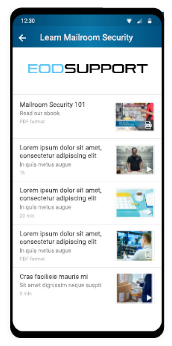 MailSecur Connect' App