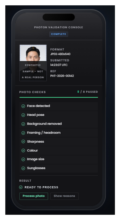 Photon: ID-photo capture as-a-service