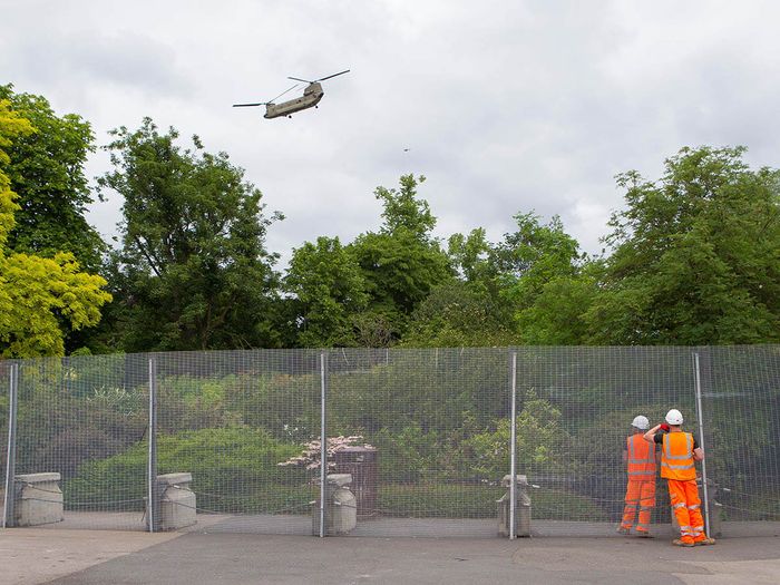 RDS Temporary HVM Event Fencing and Gate System