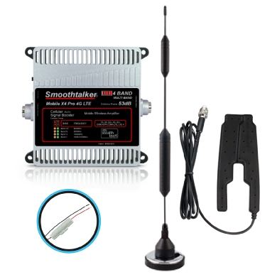 Mobile Pro 53dB 4-Band Mobile Network Signal Amplifier Kit