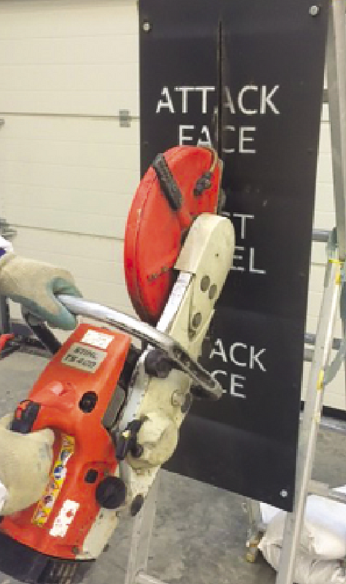 Rigid anti-cut panels