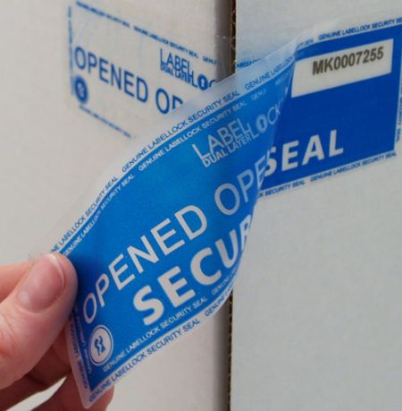 LabelLock' Dual Layer Tamper Evident Security Labels
