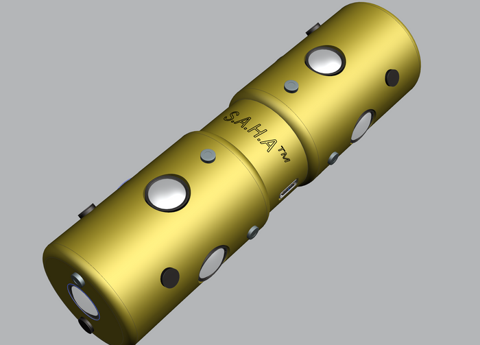 GOLD SAHAA CYLINDRIC