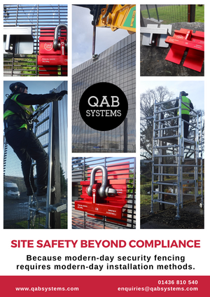 Safe access and installation of 358 security mesh