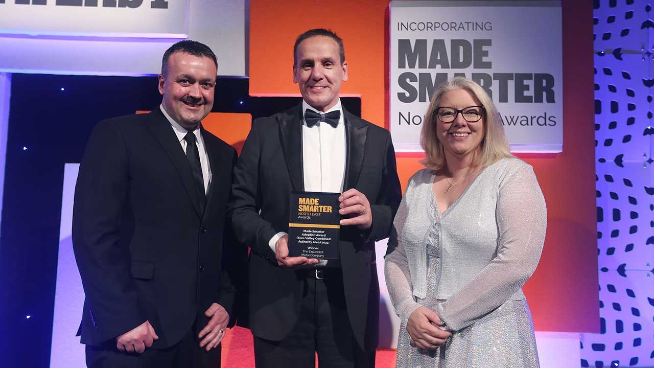 The Expanded Metal Company/ExMesh Engineering Wins Made Smarter Adoption Award at Insider's Made in the North East 2024 Awards