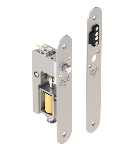 Magnet Schultz to show proven Industrial Electric Lock for reliable security.