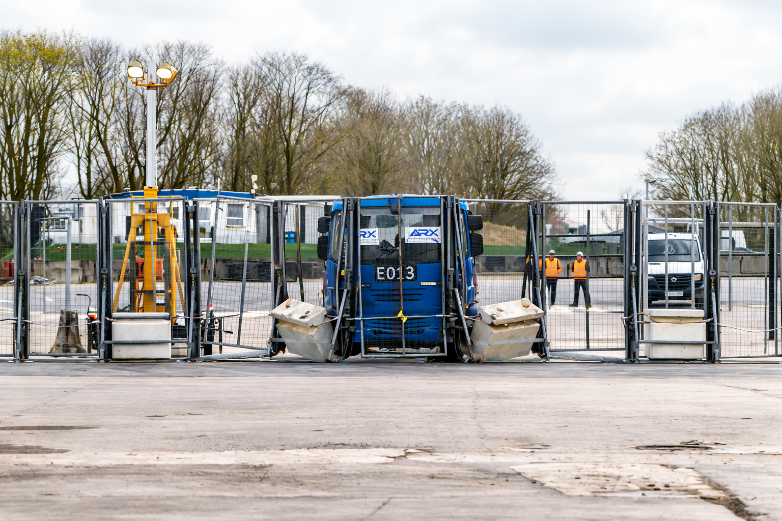 The ARX High Security Temporary Fence System is now ISO 22343 Crash rated 