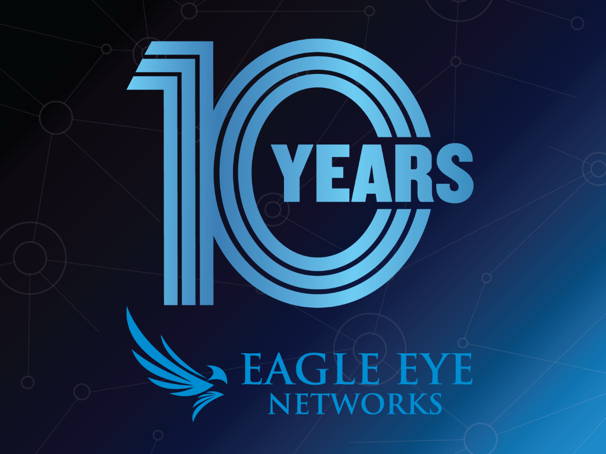 Eagle Eye Networks Celebrates 10 Years of Empowering Customers' Move to Cloud Video Surveillance