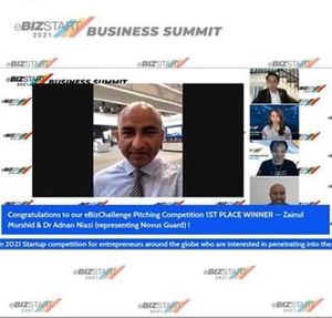 Novus Guard is crowned as a global winner of e-Biz Challenge 2021