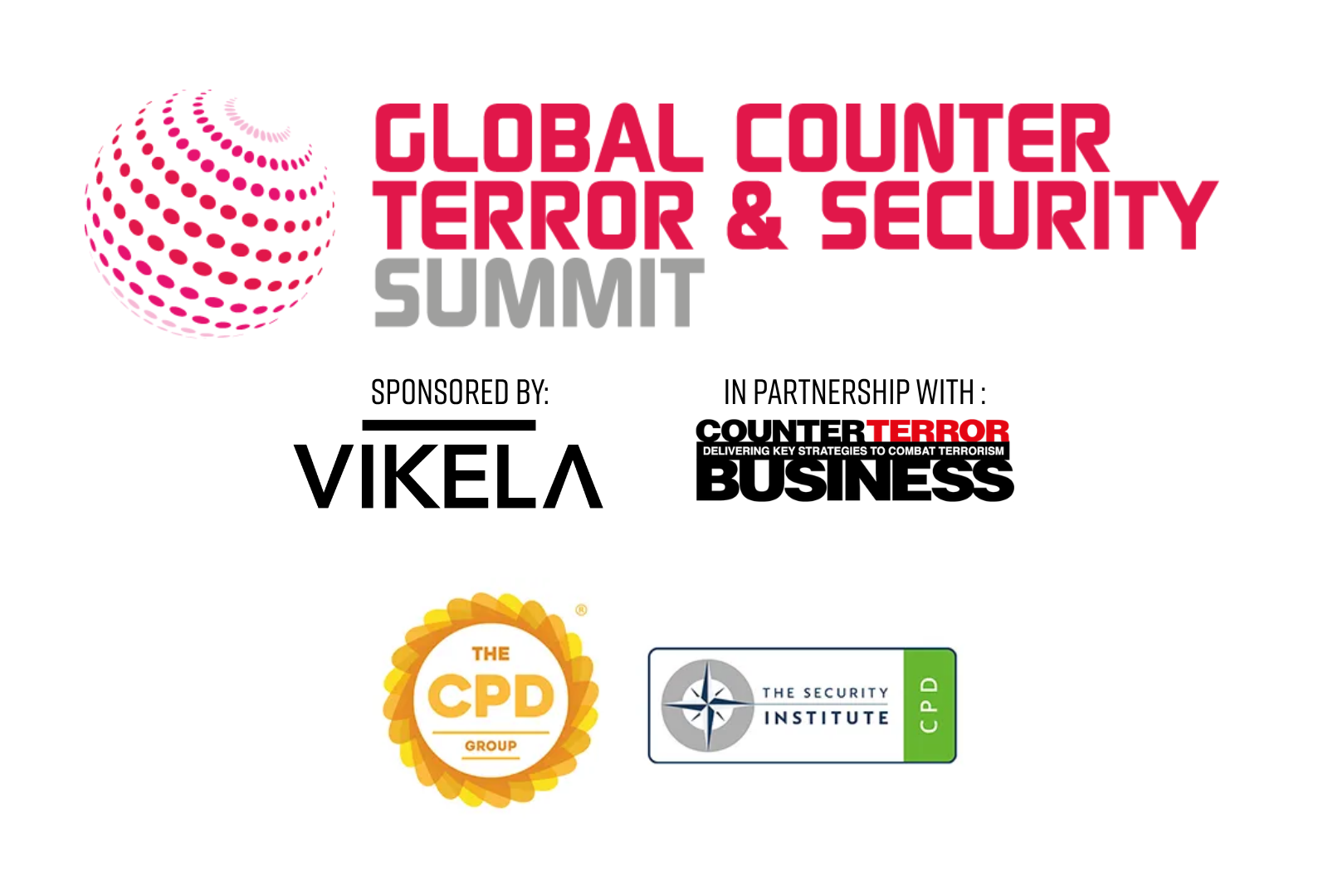 Global Counter Terror & Security Summit, The CPD Group | The Security Institute CPD logos