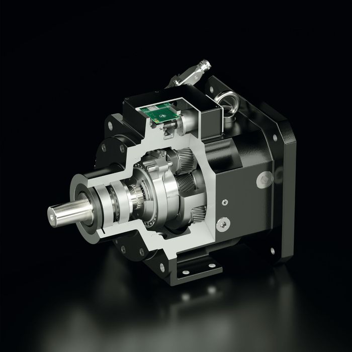 STOBER's PS Two-Speed Gearbox with SensorShift for smooth power transmission, reduced wear and improved cost-efficiency