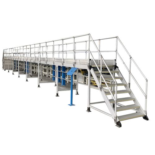Aluminum platform&stairs