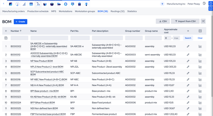 MRPeasy Manufacturing ERP Software