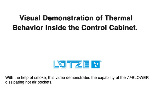 Thermal behaviour in control cabinet – fog analysis