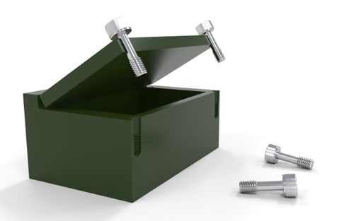 Captive fasteners prevent loss to speed up manufacturing processes
