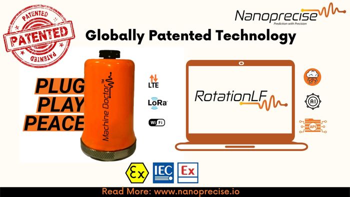 Patent Awarded to Nanoprecise Sci Corp for its Automated Predictive Maintenance Solution