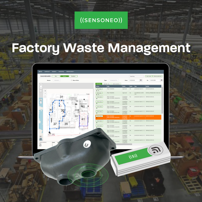 Sensoneo and Sigfox partnered to introduce IoT solution automating waste logistics in manufacturing