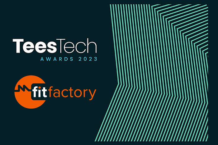 Fitfactory shortlisted for two awards at the 2023 Tees Tech Awards