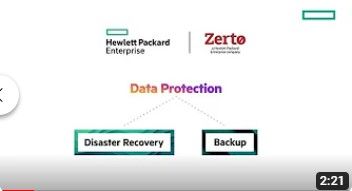 Understanding Zerto HPE Data Protection