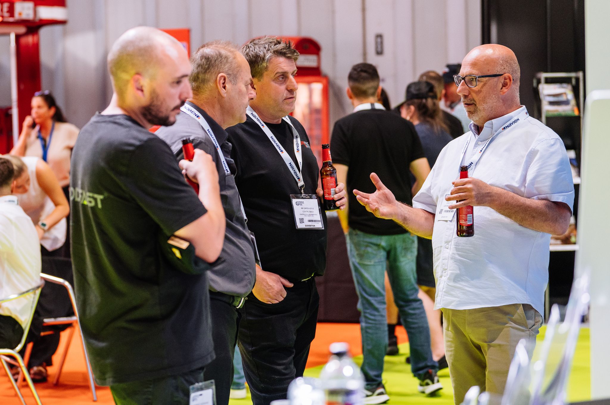 Networking at Professional Woodworking Expo