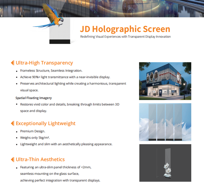 JD-H  transparent led