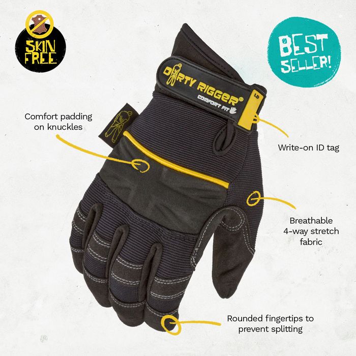 Dirty Rigger™ Comfort Fit™ Rigger Glove – Full Fingered