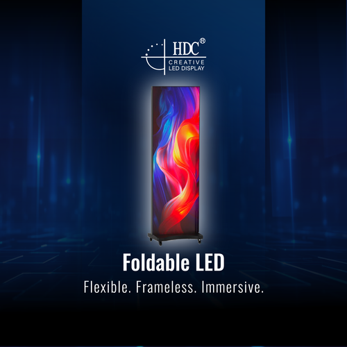 Foldable Poster LED Display