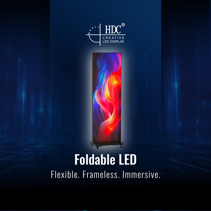Foldable Poster LED Display