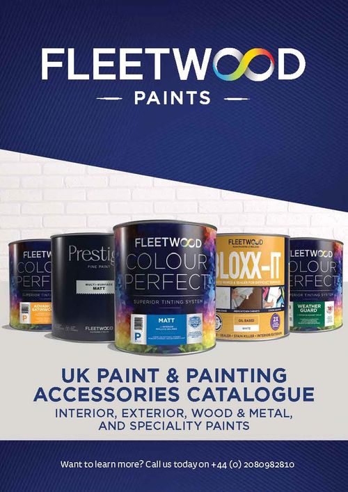 UK Fleetwood Paints Catalogue 2026