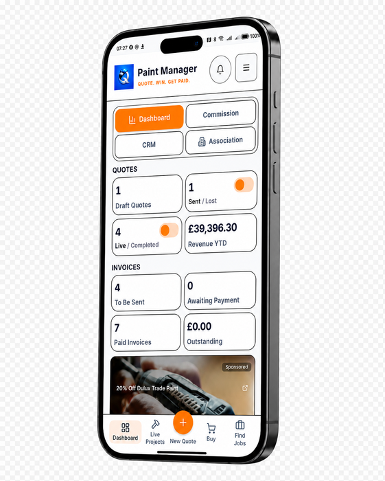 Paint Manager App