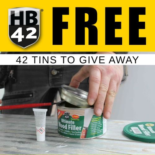 HB42 is giving away 42 Tins of Wood Filler