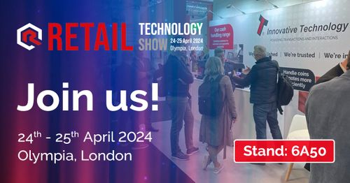 Retail Technology Show London next stop for ITL’s cash validation and age verification solutions