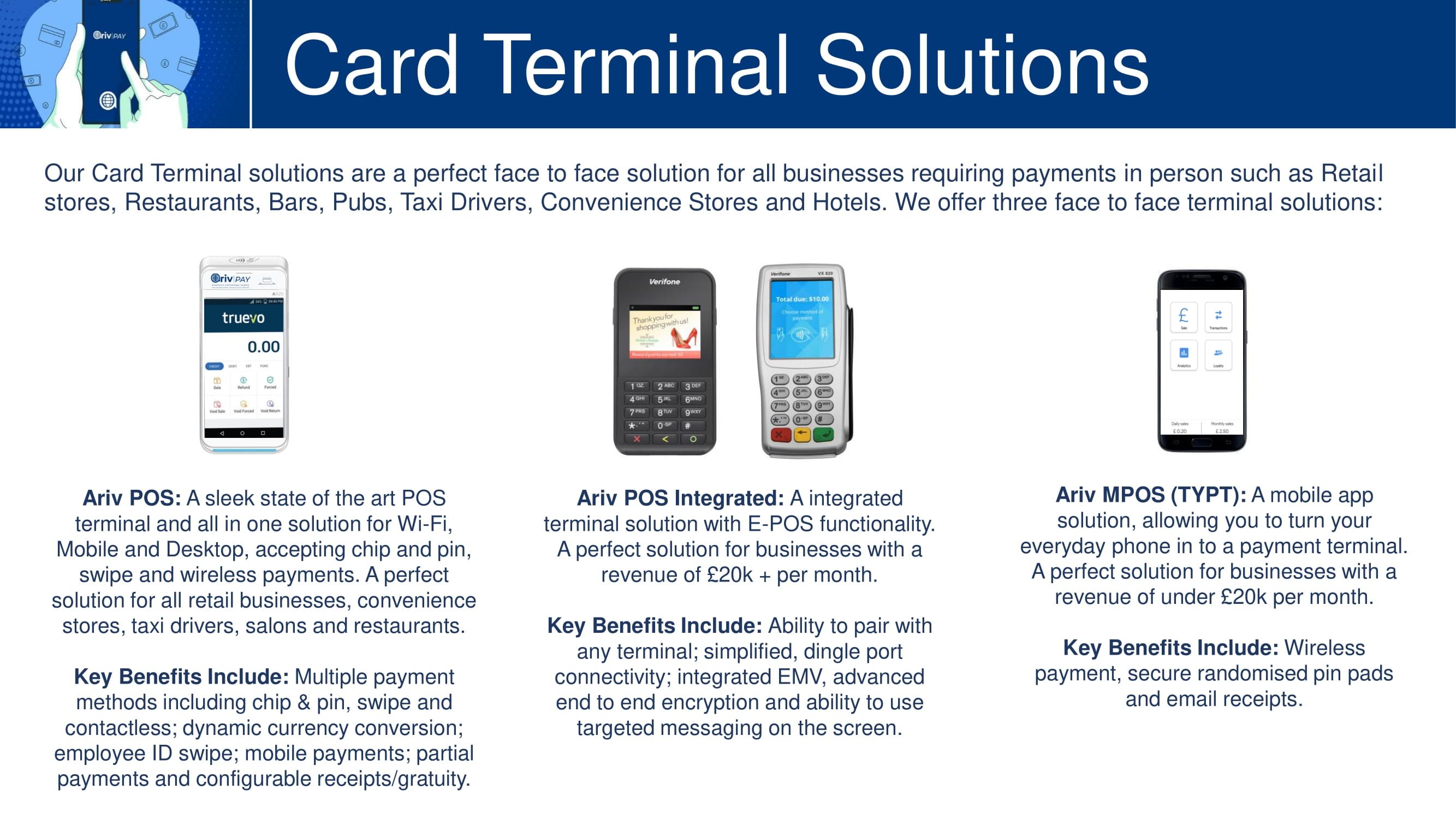 Card Terminal Solutions