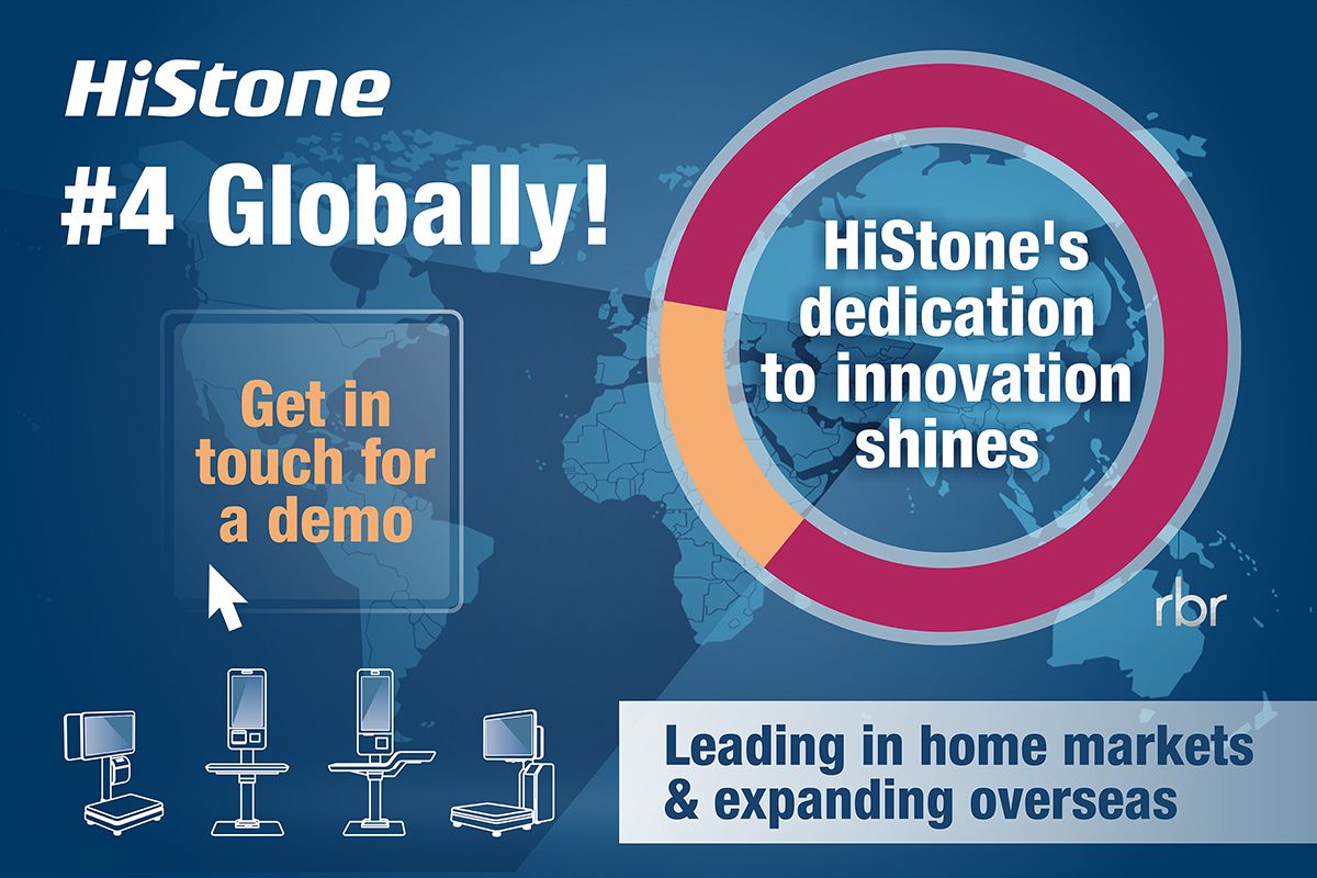 HiStone POS Ascends in Global Rankings, Reclaims #4 Spot as Leading Self-Checkout Provider