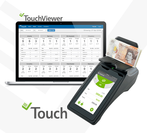 Touch - IOT touchscreen cash counter
