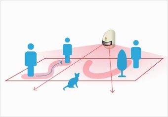 Zone-D Laser Sensor - The intelligent motion detector