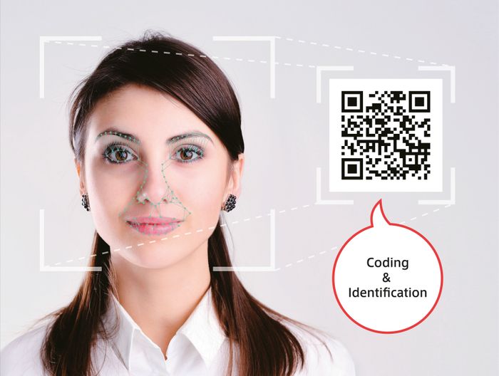 QR Code based Face Recognition Retail Technology Show